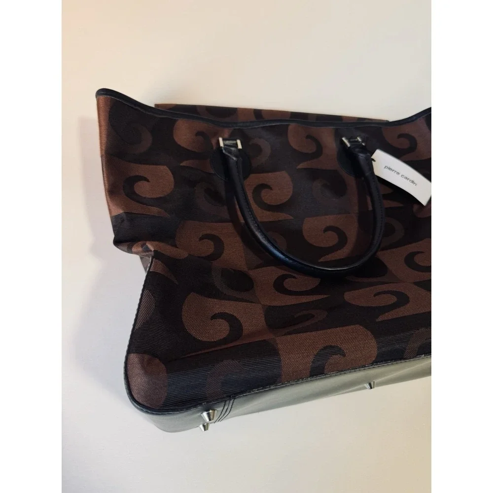 Pierre Cardin Tote And Clutch 2pc Set Brown New With Tags NWT